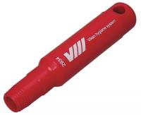38Y453 Mini Handle, 1-1/4 x 6-1/2 in, Poly, Red