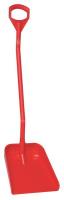 38Y564 Shovel, 13-1/2 in x 51 in, Poly, Red