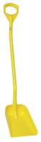 38Y569 Shovel, 10-1/4 in x 50 in, Poly, Yellow