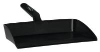 38Y570 Dustpan, Poly, Black, 11-1/2 x 12-1/2 in