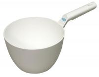 38Y574 Large Bowl Scoop, 64 oz., White, Poly