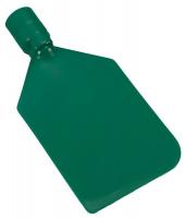 38Y592 Paddle Scraper, 4-1/2 x 6 in, Nylon, Green