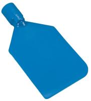 38Y597 Paddle Scraper, Flex, 4-1/2 x 6, Poly, Blue