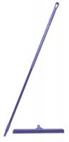 38Y646 Floor Squeegee, 24 x63, Poly, Single, Purple