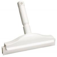 38Y650 Bench Squeegee, 10 x 8 in, Poly, Dbl, White