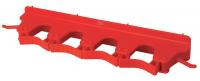 38Y693 Tool Wall Bracket, Poly, Red, 17-1/2 in