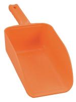 38Y724 Small Hand Scoop, 32 oz., Orange, Poly