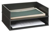 38Y743 Stacking Letter Tray, Black