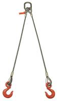 38Z640 Sling, Wire Rope, 16 Ft L, 19400 Lb @ 60
