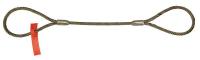38Z653 Sling, Wire Rope, 12Ft L, Vert Cap 11200 lb