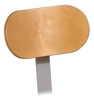 39A033 Lab Stool Backrest, Gray