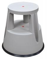 39A035 Step Stool, 16-1/2 In H, 330 lb., Plastic