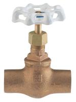 39A287 Globe Valve, 1-1/2 In., Solder