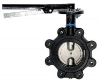 39A297 Butterfly Valve, Lug, 2-1/2In, Ductile Iron