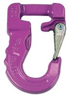 39A376 Sling Hook, Steel, 2600 lb., Purple, Painted