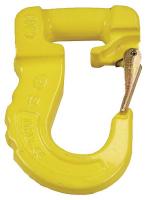 39A378 Sling Hook, Steel, 8400 lb., Yellow, Painted