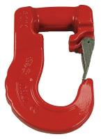 39A379 Sling Hook, Steel, 13200 lb., Red, Painted