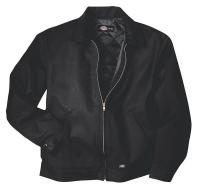 39C257 Jacket, Insulated, Poly/Cotton, Black, LT