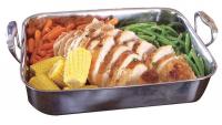 39C530 Rectangle Buffet Roaster, 6 qt, Silver