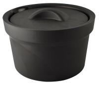 39C550 Ice Bucket with Lid, Black, 2.5L