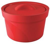 39C551 Ice Bucket with Lid, Red, 2.5L