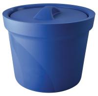 39C553 Ice Bucket with Lid, Blue, 4L