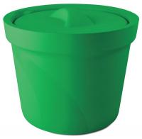 39C556 Ice Bucket with Lid, Green, 4L