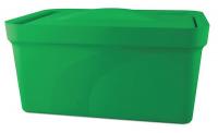 39C564 Ice Pan with Lid, Green, 9L