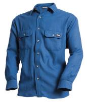 39D348 FR Long Sleeve Shirt, Lt. Blue, L, Long