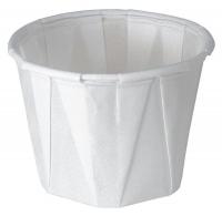 39E401 Souffle Cup, 1 oz., White, PK 5000