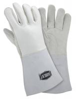 39E781 Welder Gloves, M, 14 In., PR