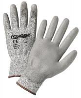 39E796 Touchscreen Utility Glove, 2XL, Gray, Pk 12
