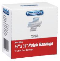 39F012 Patch Bandage, 1-1/2 x 1-1/2 In, PK 10