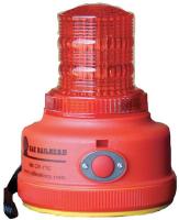 39F080 Warning Light, Red, w/Magnetic Base