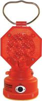 39F084 Safety Light w/Magnetic Base, 8 LED, Red