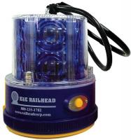 39F087 Rechargeable Safety Light, Blue, Solar