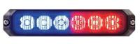 39F768 Perimeter Light, LED, Red/Blue, 5 In L