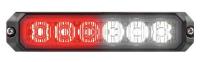 39F770 Perimeter Light, LED, Red/White, 5 In L