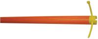 39F991 Cable Protector, 8 ft, Reflective Orange