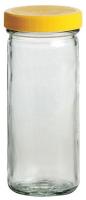 39H568 Glass Bottle, 8 oz., Clear, PK 24