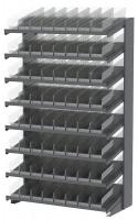 39H722 Pick Rack, 1-Sided, 18 in D, 72 Clear Bins