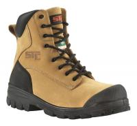 39J069 Work Boots, 8 In., Stl, Wheat, 13, PR