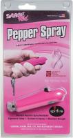 39J423 Pepper Spray, Key Ring, Pink