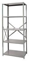 39K743 Open Shelving, 87x48x18, 5 Shelves