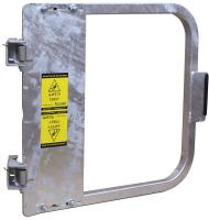 39L640 Adj Safety Gate, 14 to 17 In, Galvanized