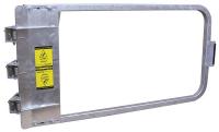 39L648 Adj Safety Gate, 38 to 42 In, Galvanized