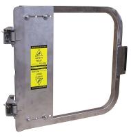 39L665 Adj Safety Gate, 14 to 17 In, 316L SS