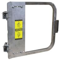 39L667 Adj Safety Gate, 19 to 23 In, 316L SS