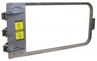 39L673 Adj Safety Gate, 38 to 42 In, 316L SS