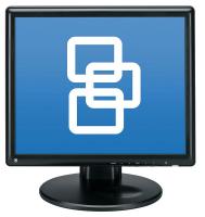 39M924 LCD Color Monitor, 19 in., Black